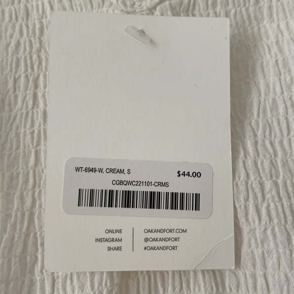 NWT OAK + FORT women camisole top - Picture 2 of 4